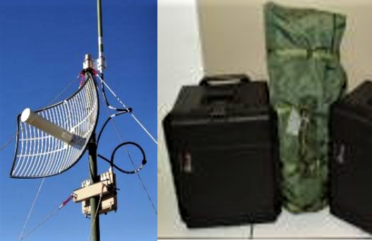 Antenna mast and cases